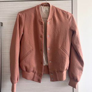 Aritzia Wilfred Poussin Bomber Jacket Size XXS